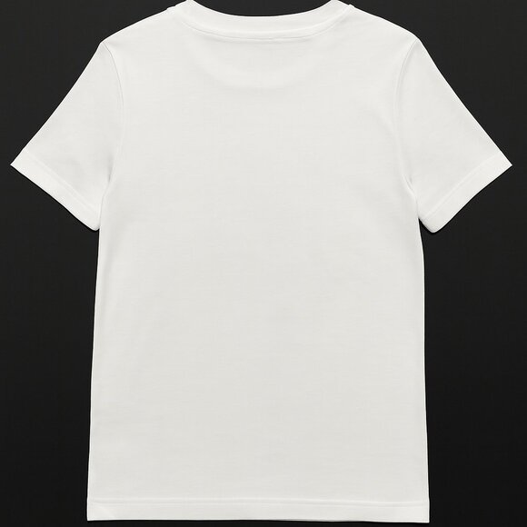 NWT - Adidas Boys White Tee with Flair Box Logo – Size 8 - Picture 2 of 5